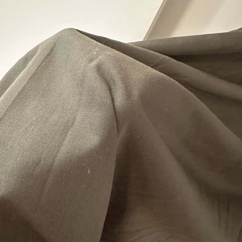 Colorful Mexican Embroidered Maxi Dress Olive Green - Picture 5 of 5